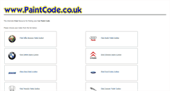 Desktop Screenshot of paintcode.co.uk